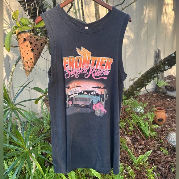 Spell BNWT Sunset Rider Tee Shirt Dress Size Small - Picture 2 of 8